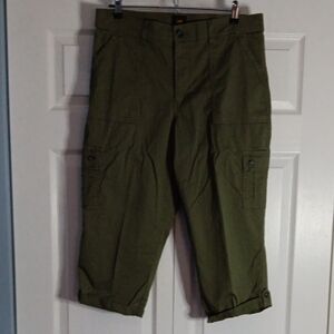 Lee Womem's Pants Sz 14M Green NWOT